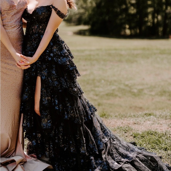 Sherri Hill | Dresses | Black Sherri Hill 55500 Prom Dress | Poshmark
